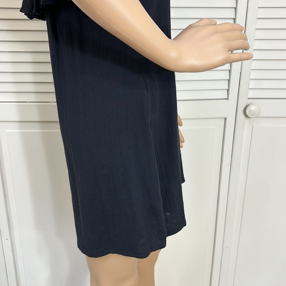 NWT De La Rosa Off the Shoulder Cotton Gauze Mini Dress Medium - Picture 6 of 10